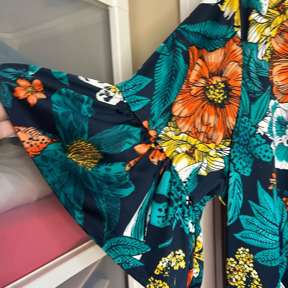 Ruby Rd Tropical Dress Sz 2X - Picture 3 of 8